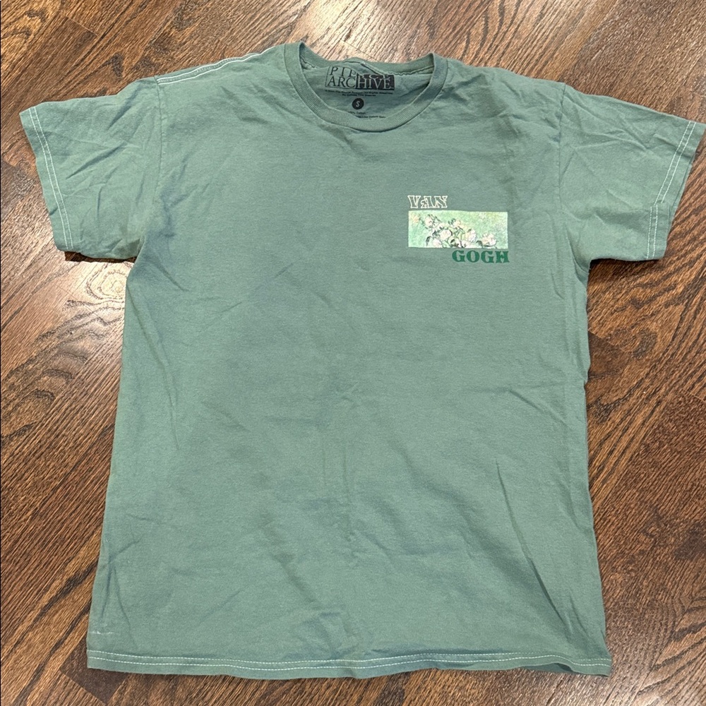Van Gogh Green T-Shirt Preloved small